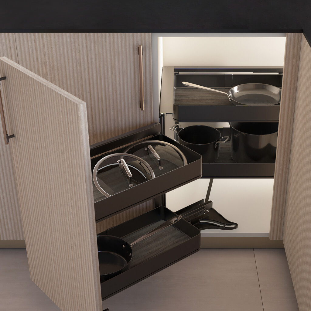 Accessoires Emuca — rangements bas de meubles