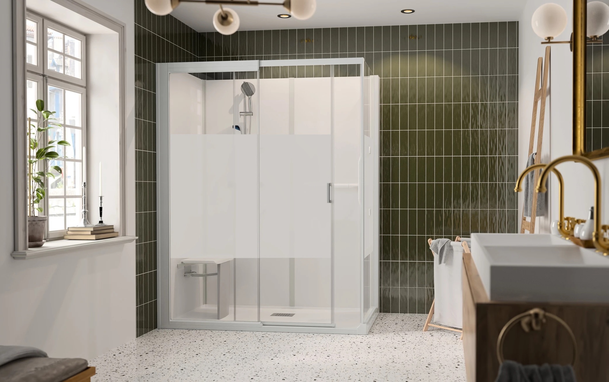 Douche sécurisée Kinemagic Sérénité+ haute — ambiance