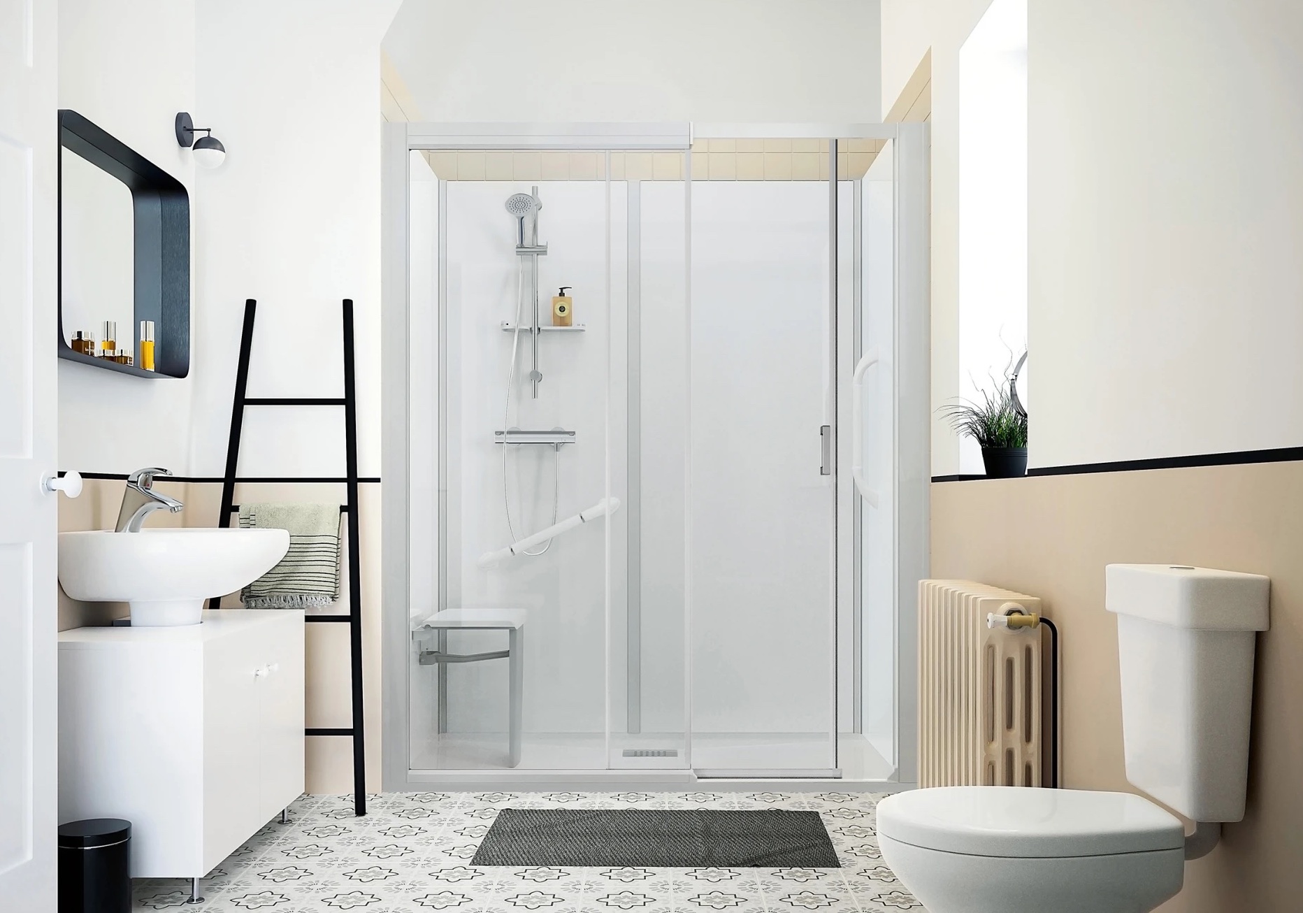 Douche sécurisée Kinemagic Sérénité haute — ambiance